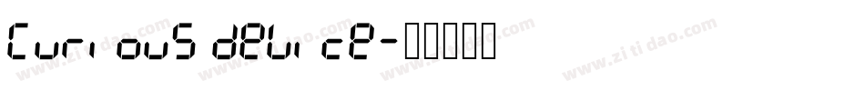 Curious Device字体转换